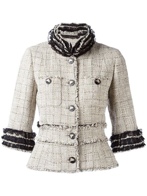 Chanel tweed jacket vintage